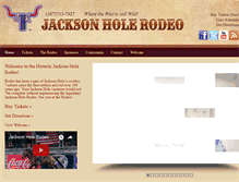 Tablet Screenshot of jhrodeo.com